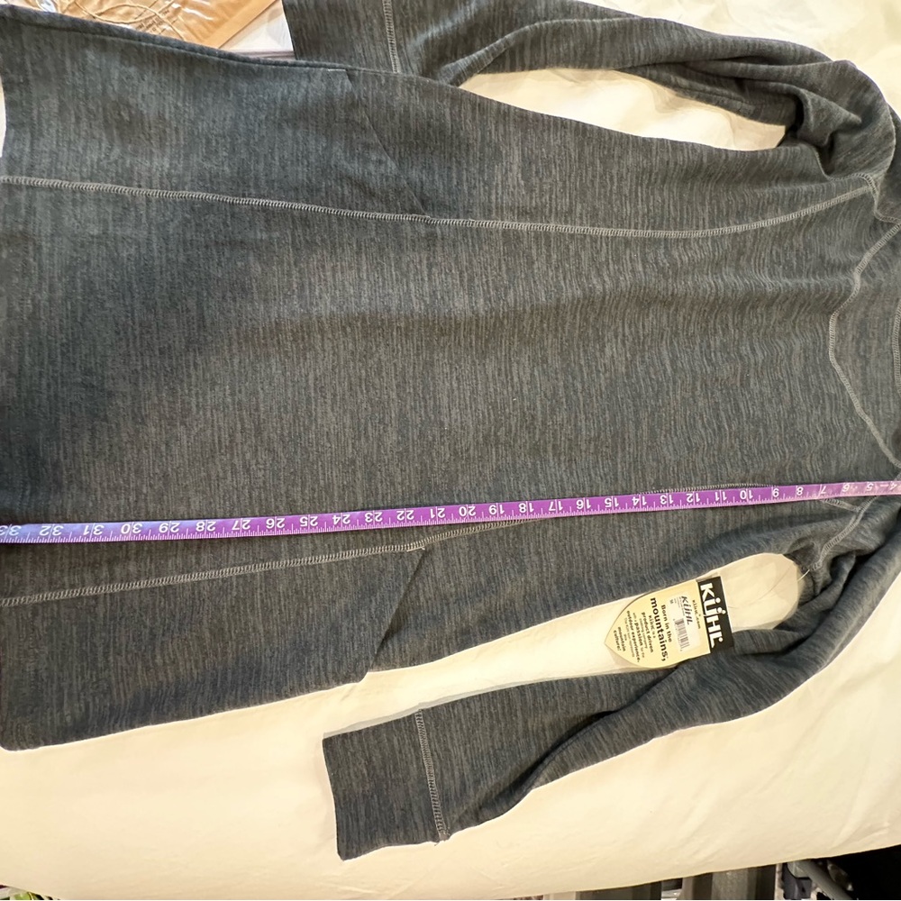NWT Kuhl Lea Carbon Long Sleeve Athleisure Dress - Picture 7 of 8